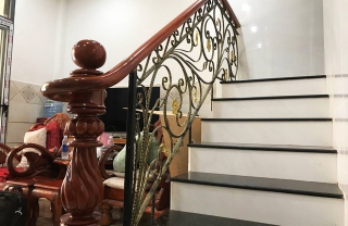 Cầu thang sắt nghệ thuật Châu Âu MDSCA11